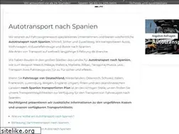 Sites similar to autotransport-spanien-deutschland.de