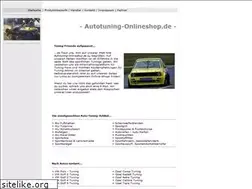 Sites similar to autotuning-onlineshop.de