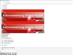 Sites similar to autoverwertung-kibele.de
