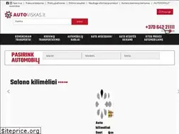 Sites similar to autoviskas.lt