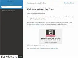 Sites similar to autoware.readthedocs.io