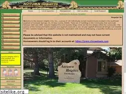 Sites similar to autumnheightshoa.com