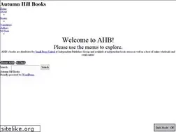 Sites similar to autumnhillbooks.com