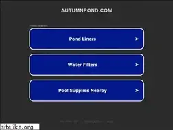 Sites similar to autumnpond.com
