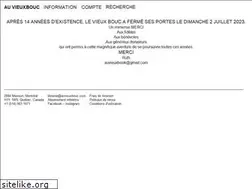 Sites similar to auvieuxbouc.com