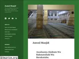 Sites similar to auwalmasjid.co.za