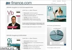Sites similar to av-finance.com