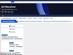 Sites similar to av-receiver.de