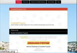 Sites similar to availablepuppies.com