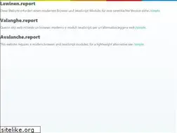 Sites similar to avalanche.report