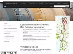 Sites similar to avalikultrailbalticust.ee