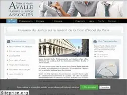 Sites similar to avalle-huissier-paris.com