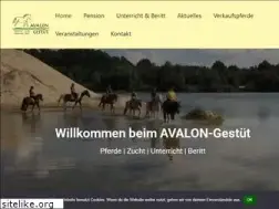 Sites similar to avalon-gestuet.de