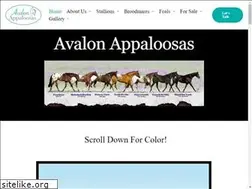 Sites similar to avalonappaloosas.com
