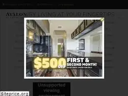 Sites similar to avalonatchaseoaksapts.com