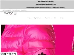 Sites similar to avalonclothingcompany.com