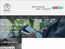Sites similar to avalonhillsbiblechurch.org