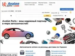 Sites similar to avalonparts.com.ua