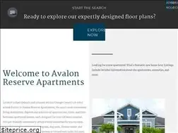 Sites similar to avalonreserveapts.com