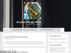 Sites similar to avalonvillagehoa.com