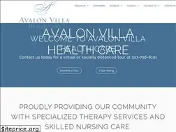 Sites similar to avalonvillahealthcare.com
