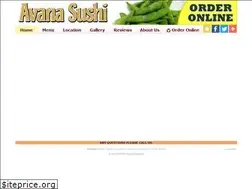 Sites similar to avanasushi.com