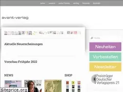Sites similar to avant-verlag.de