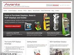 Sites similar to avantepopdisplays.com