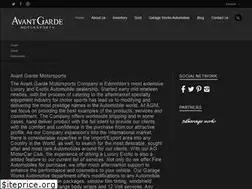 Sites similar to avantgardemotorsports.com