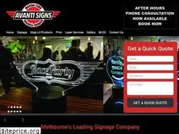 Sites similar to avantisigns.com