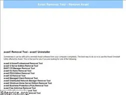 Sites similar to avast-removal-tool.com