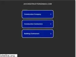 Sites similar to avconstructionsindia.com
