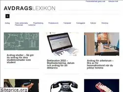 Sites similar to avdragslexikon.se
