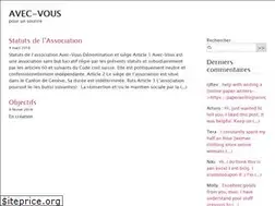 Sites similar to avec-vous.net