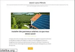 Sites similar to avenir-sans-petrole.org