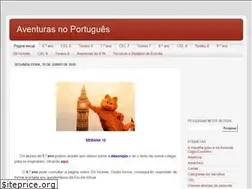 Sites similar to aventurasnoportugues.blogspot.com