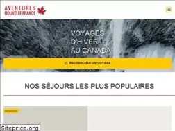Sites similar to aventuresnouvellefrance.com