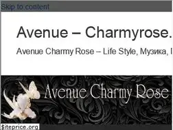Sites similar to avenue-charmyrose.com