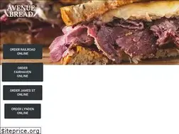 Sites similar to avenuebread.com