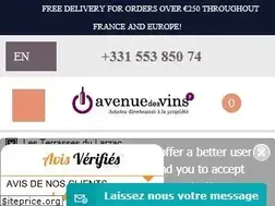 Sites similar to avenuedesvins.fr