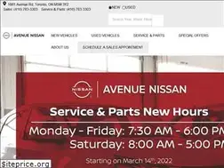 Sites similar to avenuenissan.com