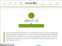 Sites similar to avenueoneresidential.com