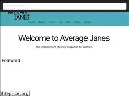Sites similar to averagejanes.co.uk