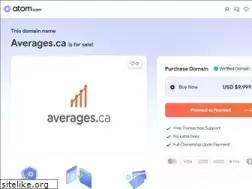 Sites similar to averages.ca