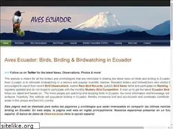 Sites similar to avesecuador.com