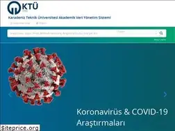 Sites similar to avesis.ktu.edu.tr