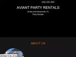 Sites similar to aviantpartyrentals.com