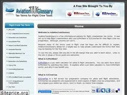 Sites similar to aviationtaxglossary.com