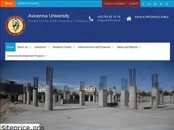 Sites similar to avicenna.edu.af