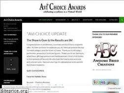 Sites similar to avichoiceawards.com